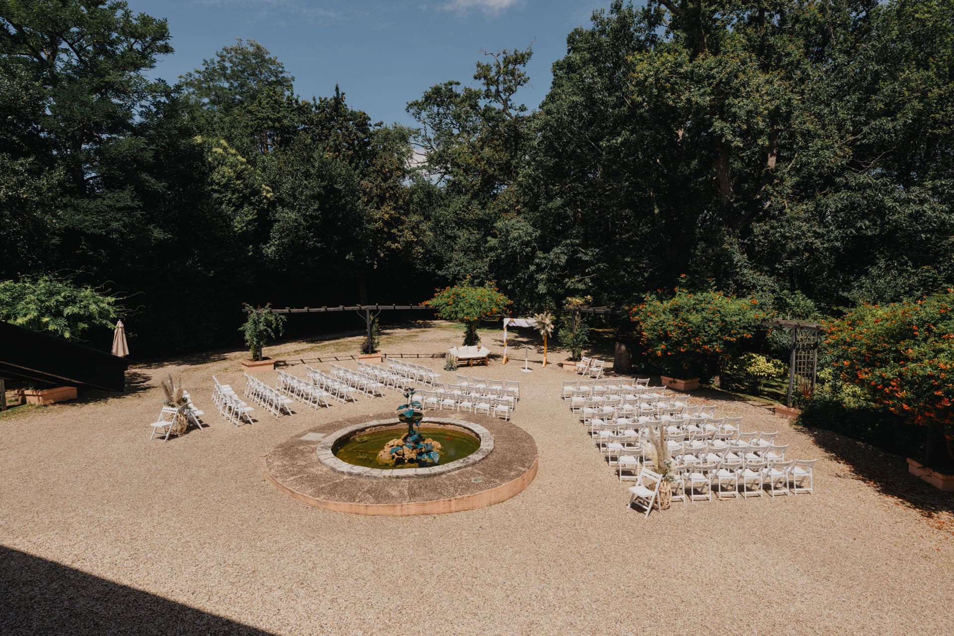 Cérémonie laïque au domaine de Larbéou à Bayonne. Par le photographe Julien Marchione