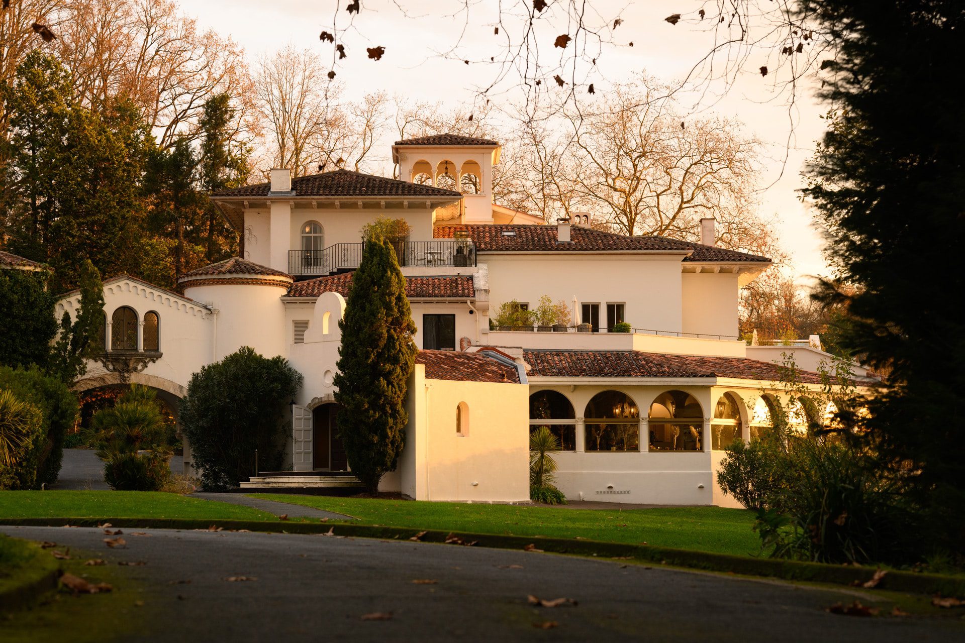 chateau brindos anglet lever soleil