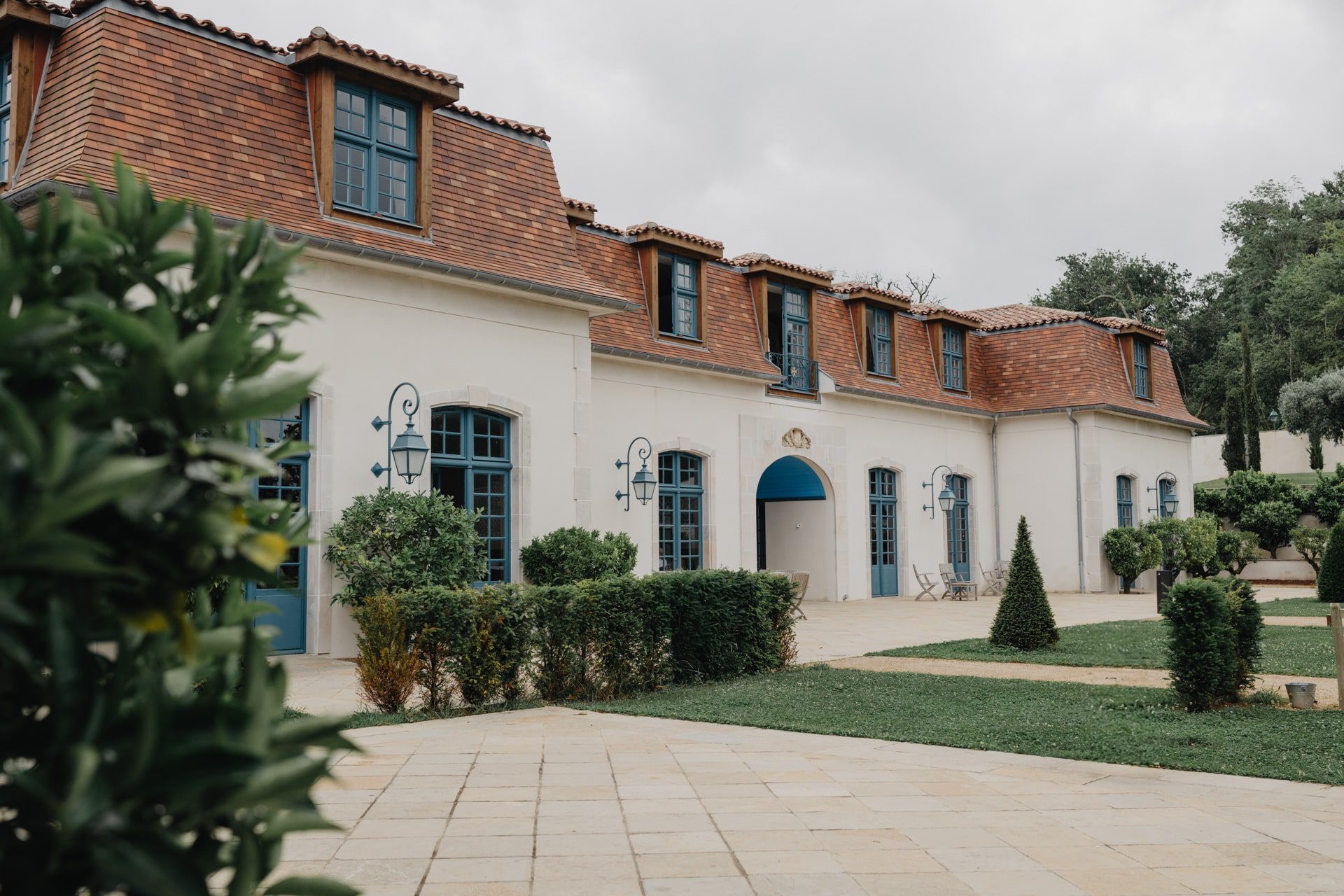 facade extérieure domaine mariage larraldia villefranque