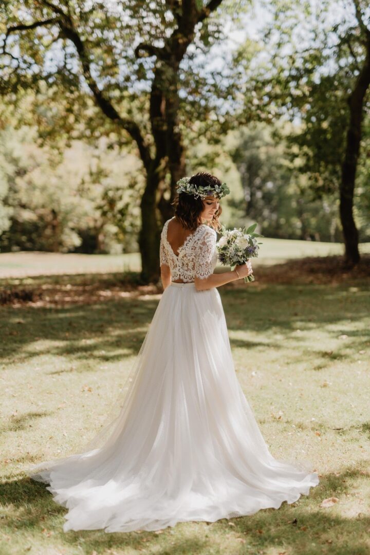 photo couple mariage pays basque campagne