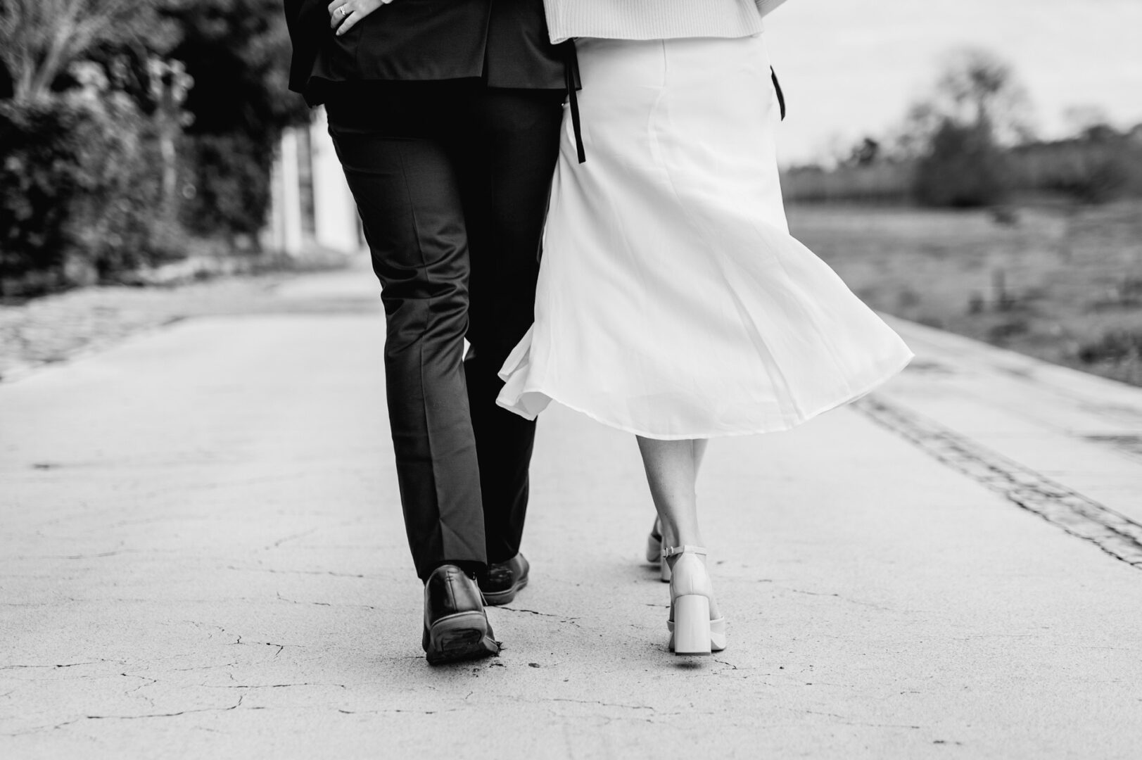 photos jambes mariés marche domaine bassilour