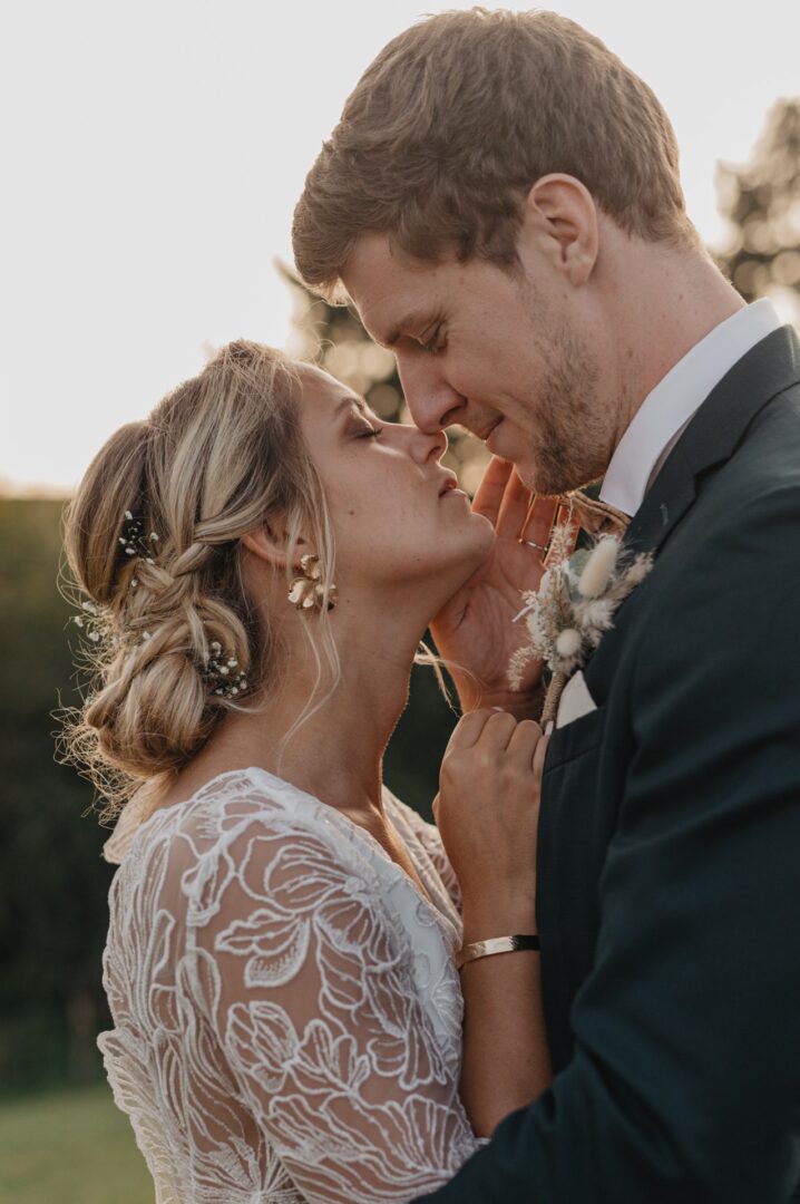 couple mariage bidart ambiance naturelle